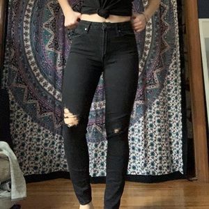 Stretchy Black Jeggings